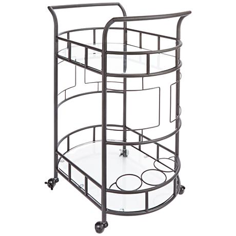 BC00074 SERVING FOOD TRAY BAR CART