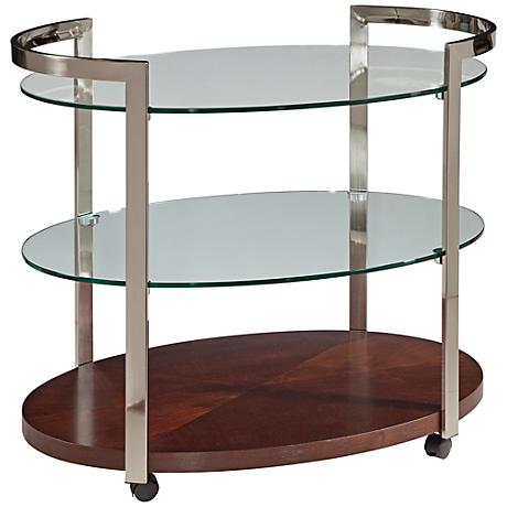 BC00075 SERVING FOOD TRAY BAR CART