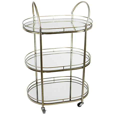 BC00082 SERVING FOOD TRAY BAR CART