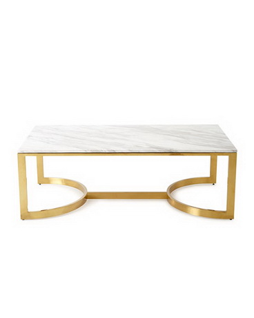 CT00032 modern stainless steel glass coffee table