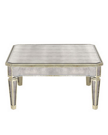 CT00039 glass top steel stainless base coffee table set