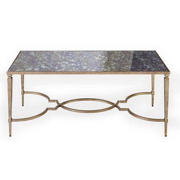 CT00041 glass top steel stainless base coffee table set