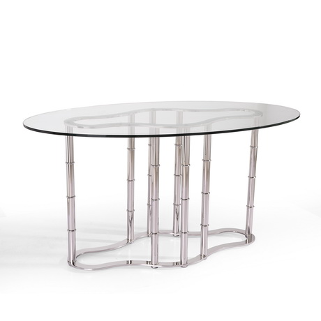 CT00163 tempered glass stainless steel gold end table for weddi