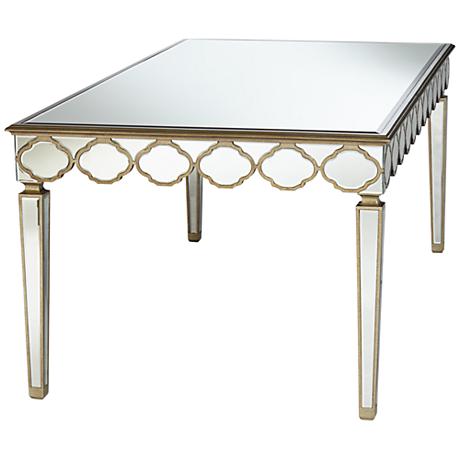 CT00170 tempered glass stainless steel gold end table for weddi