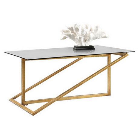 CT00236 tempered glass modern stainless steel coffee table