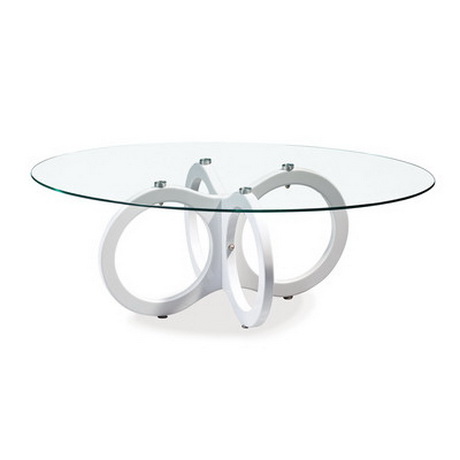 CT00275 event rental mirror glass table stainless steel modern