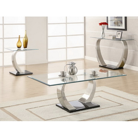 CT00284 event rental mirror glass table stainless steel modern