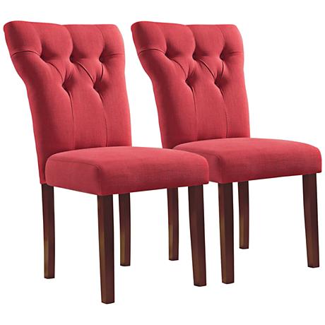 DC00025 Solid walnut wood polyester fabric dining chairs