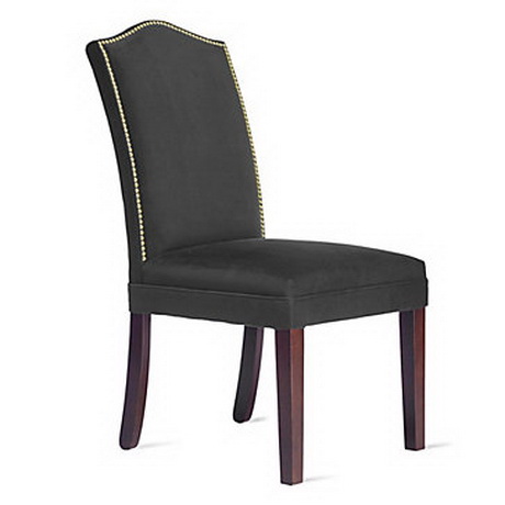 DC00035 High quality wood and polyester fabric dining chairs