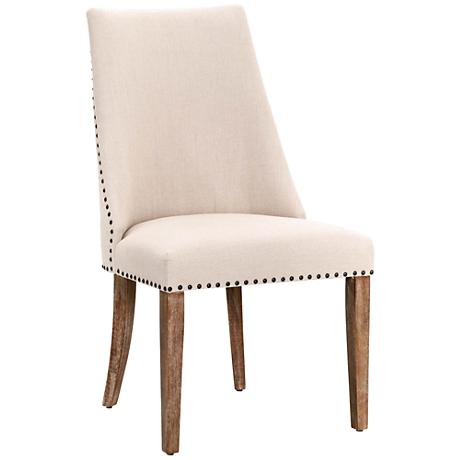 DC00047 High quality wood and polyester fabric dining chairs