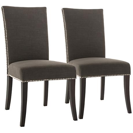 DC00050 High quality wood and polyester fabric dining chairs