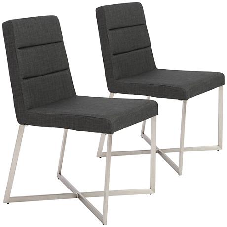 DC00069 High quality wood and polyester fabric dining chairs