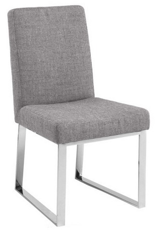 DC00071 High quality wood and polyester fabric dining chairs