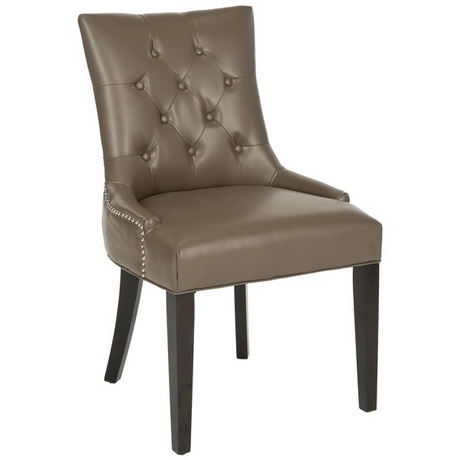 DC00081 High quality wood and polyester fabric dining chairs