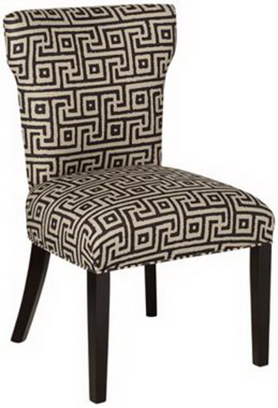 DC00083 High quality wood and polyester fabric dining chairs