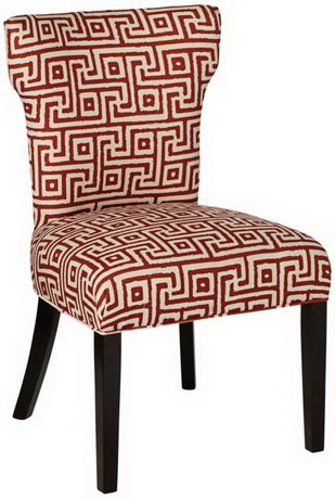 DC00085 High quality wood and polyester fabric dining chairs