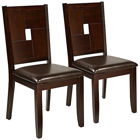 DC00087 High quality wood and polyester fabric dining chairs