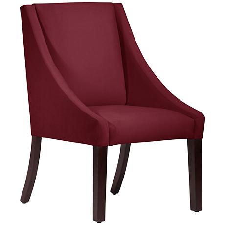 DC00094 High quality wood and polyester fabric dining chairs