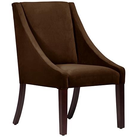 DC00096 High quality wood and polyester fabric dining chairs