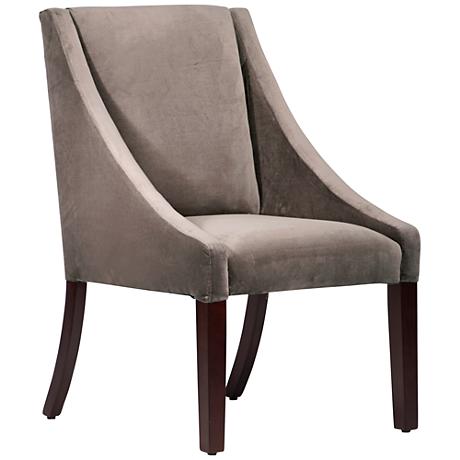 DC00098 High quality wood and polyester fabric dining chairs