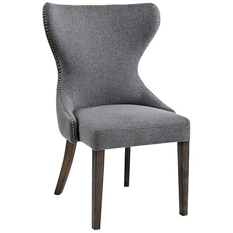 DC00114 High quality wood and polyester fabric dining chairs