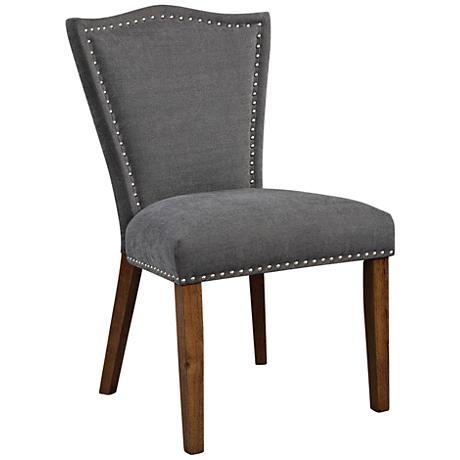 DC00118 High quality wood and polyester fabric dining chairs