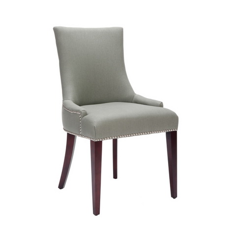 DC00124 High quality wood and polyester fabric dining chairs