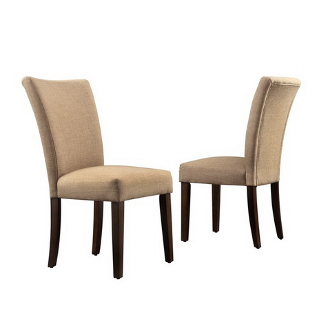 DC00145 High quality wood and polyester fabric dining chairs