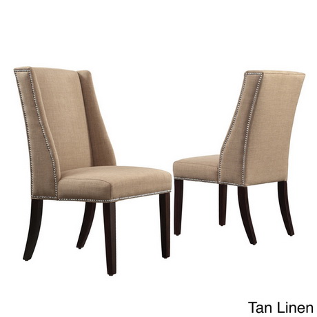 DC00146 High quality wood and polyester fabric dining chairs