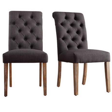 DC00149 High quality wood and polyester fabric dining chairs