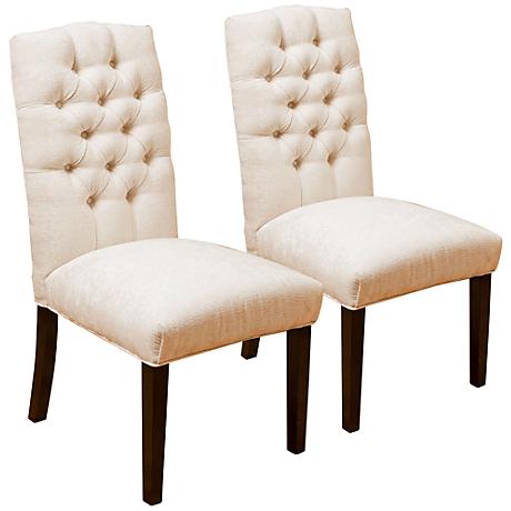 DC00157 High quality wood and polyester fabric dining chairs