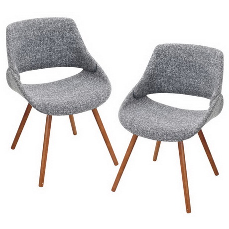 DC00169 High quality wood and polyester fabric dining chairs