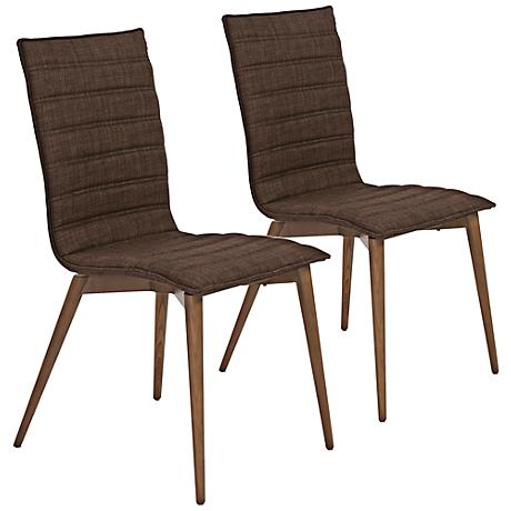 DC00190 High quality wood and polyester fabric dining chairs