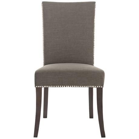 DC00205 High quality wood and polyester fabric dining chairs