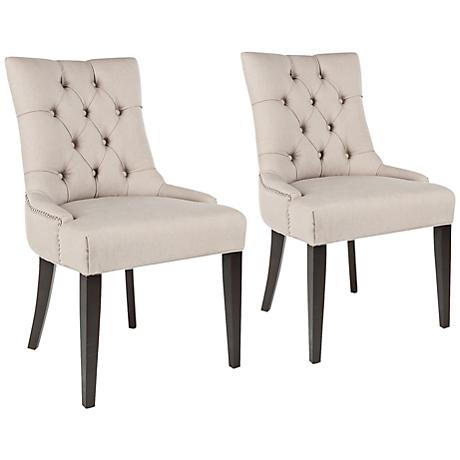 DC00207 High quality wood and polyester fabric dining chairs