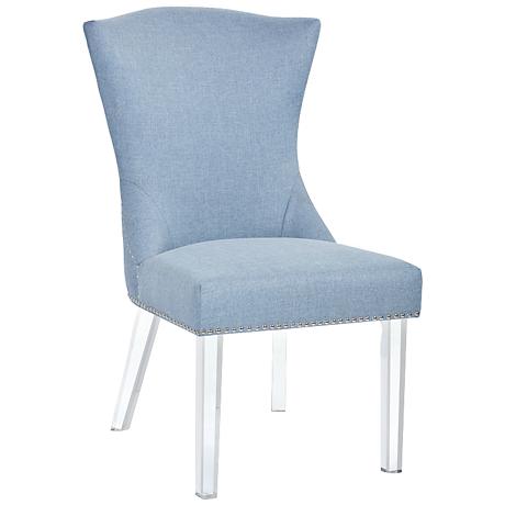 DC00227 High quality wood and polyester fabric dining chairs