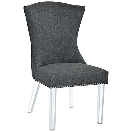 DC00228 High quality wood and polyester fabric dining chairs