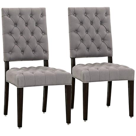 DC00229 High quality wood and polyester fabric dining chairs