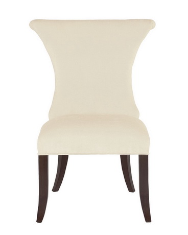 DC00241 High quality wood and polyester fabric dining chairs