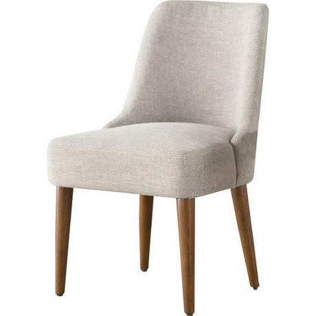 DC00244 High quality wood and polyester fabric dining chairs