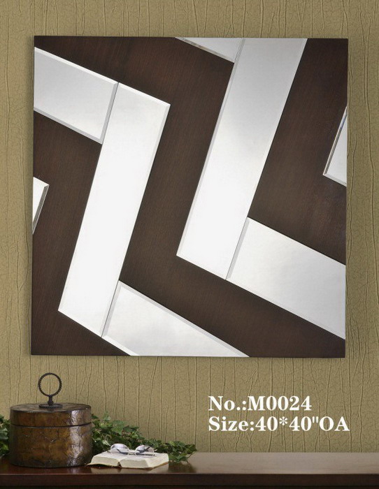 80001 Modern wall mirrors with full glass for hotel decorations