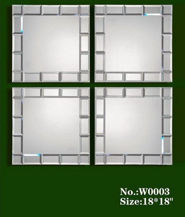 80005 Modern wall mirrors with full glass for hotel decorations