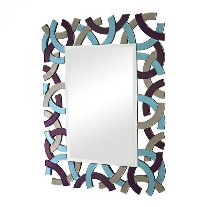 80008 Modern wall mirrors with full glass for hotel decorations