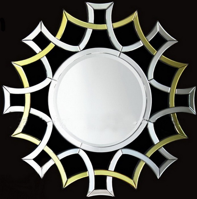 80027 Modern wall mirrors with full glass for hotel decorations