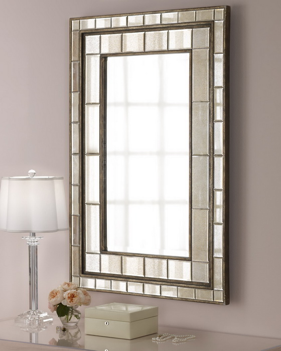 8267 Frameless Full glass Wall mirrors