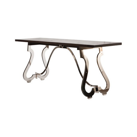 HFC00179 Hotel half moon console table