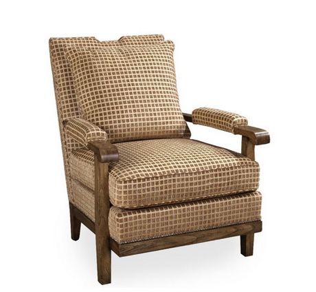 HFL00051 Hotel wooden lounge chair