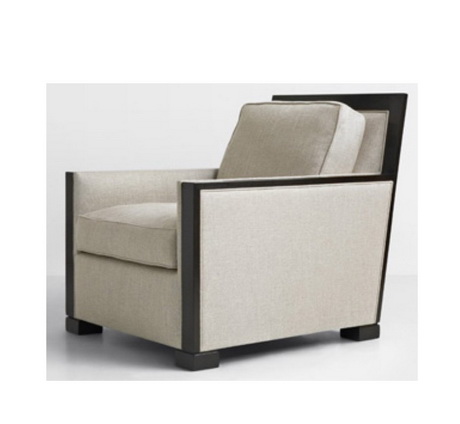 HFL00122 Hotel wooden lounge chair