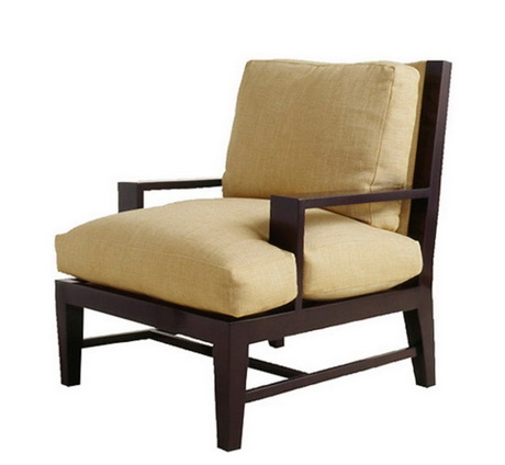 HFL00124 Hotel wooden lounge chair