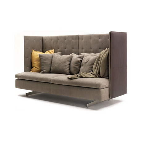 HS00017 Hotel leather sofa